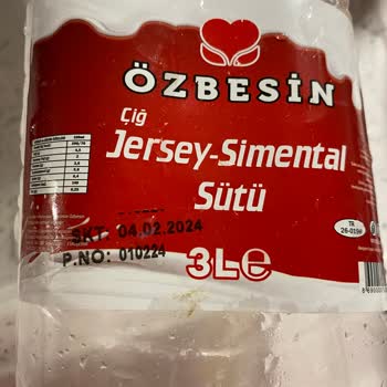 Özbesin Market Jersey Çiğ Süt Bozuk