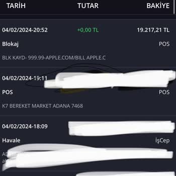 Apple Hesabımdan Bilgim Dışında Çekilen Tutar