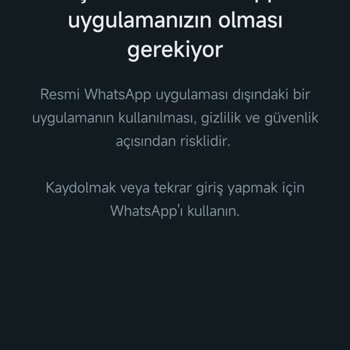 WhatsApp Şikayet Var