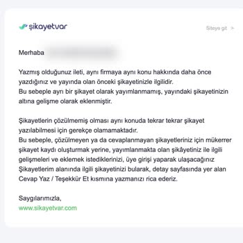 Şikayetvar'ın Farklı Şikayetleri Birleştirmesi