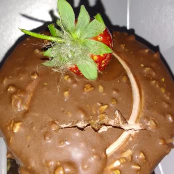 Damak Dondurma (Mersin) Pasta Üzerindeki Tüyler