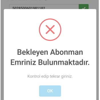 EGO Genel Müdürlüğü Abonman Yapılmıyor Bekleyen Abonman Emriniz Var Diyor