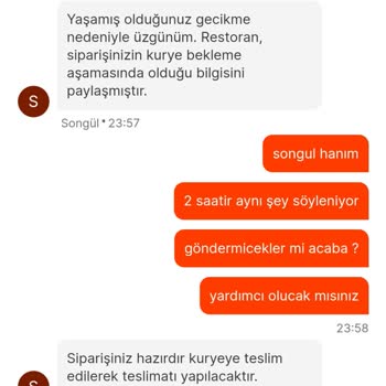 Migros Yemek Gönderilmedi İptal Sorunu
