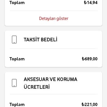 Vodafone Koruma Aksesuar Ücreti Haksız Kazanç