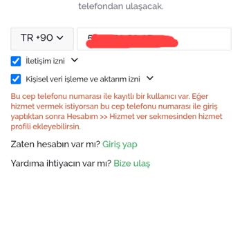 Armut Hizmet Veren Uygulamasına Giriş Yapamıyorum
