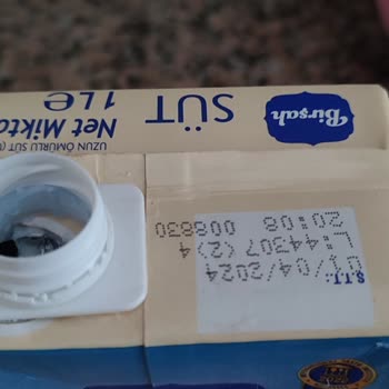 Birşah Hatalı Süt Kutusu.