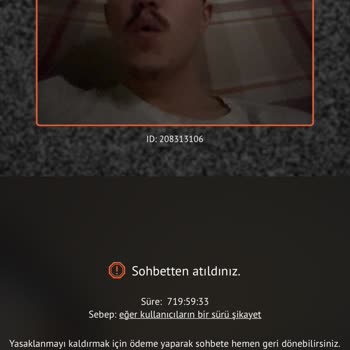 Omegle TV Gereksiz Yere Banlandım.