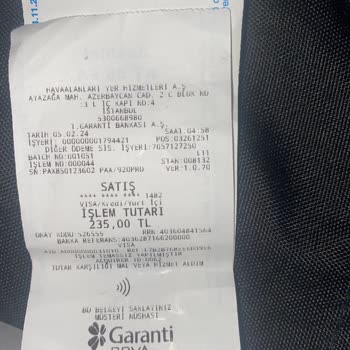 Havaş Mersin Ekstra Ücret Talebi