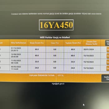 Uludağ HGS Ödememi Yapmama Rağmen Düşmeyip Ceza Yansıtılmış.