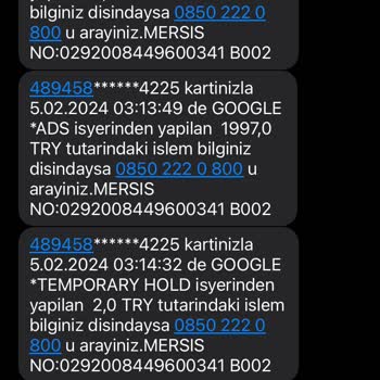 Denizbank Şifresiz Yapılan Kredi Kartı İşlemleri
