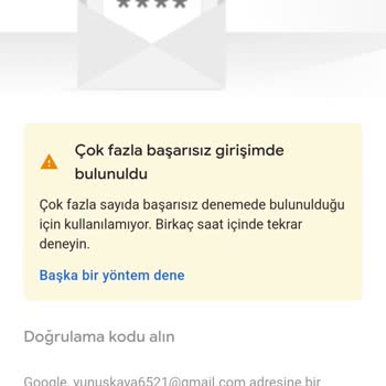 Google Play Mail Kurtarama Hesap Askıya Alındı