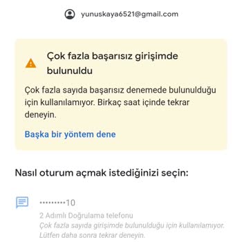 Google Play Mail Kurtarama Hesap Askıya Alındı