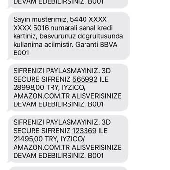 Garanti BBVA Sanal Kart Mağduriyeti Ve Hesap Blokesi