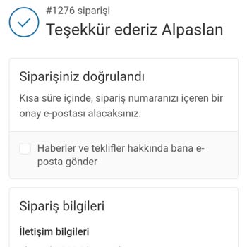 Trendunyasi.com Sipariş Sorunu Ve İletişim Eksikliği