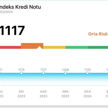 Findeks Puanım 1117 Az Riskli Olması Gerekirken Orta Riskli Diyor.
