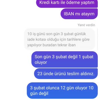 Shoebellas Shobellas Ayakkabı İade Ettiğim Ürünlerin Parasını Yatırmıyor