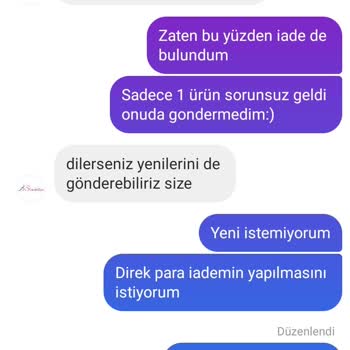 Shoebellas Shobellas Ayakkabı İade Ettiğim Ürünlerin Parasını Yatırmıyor
