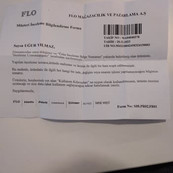 FLO Ayakkabı 1 Ayda Solan Ayakkabı Ve İlgisiz Servis!