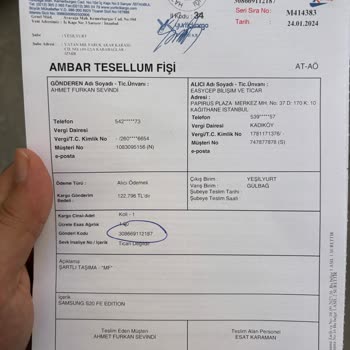 EasyCep Şarj Aletimi Göndermedi