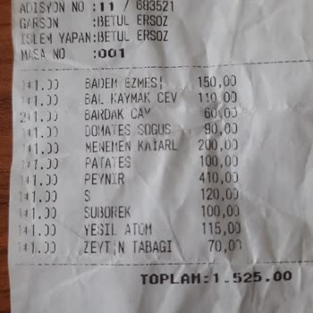 Sehil Cafe Kavacık Sehil Fahiş Fiyat