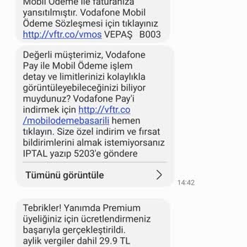 Vodafone Premium İle Fazla Fazla Üyelikler