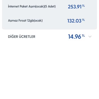 Turkcell Detaylı Fatura Talep