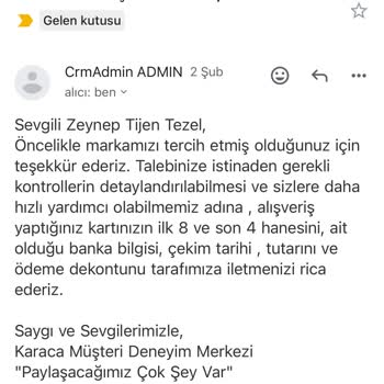 Karaca Home Para İademi Yapmıyor!