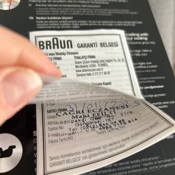Braun 6525 Ateş Ölçer Garantisi Dolmadan Bozuldu