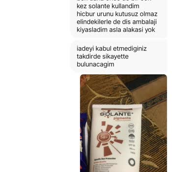Gardrops Sahte Ürün İade Alınmaması