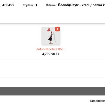 Bonvagon Sipariş Ürününü Göndermiyor! Ürün Sipariş Etmeyin!