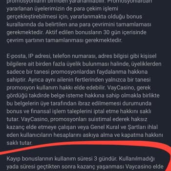 Vaycasino Tarafından Tarafıma Yapılan Oyun Ve Haksızlık
