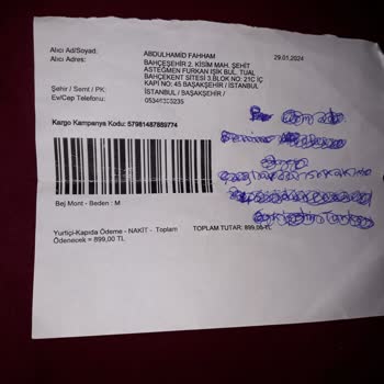 Stoykis Farklı Ürün Gelmiş