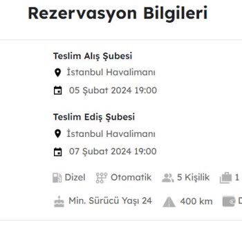 Avec - Rezervasyon İptali Yapmıyor