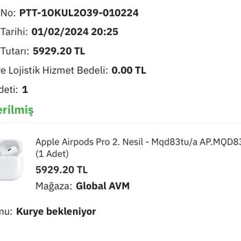 Epttavm Kurye Bekleniyor