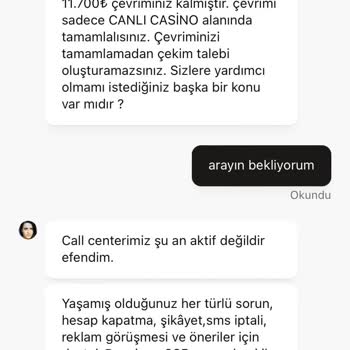 Casinom Sürekli Bahaneler Üretiyor!
