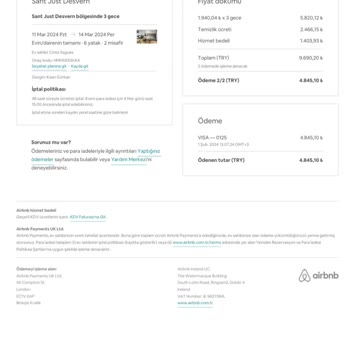 Airbnb Para İadesi Sorunu