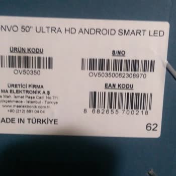 Onvo TV Kirik Geldi. Sonrası Tam Bir Servis Ve Müşteri Mağduriyeti