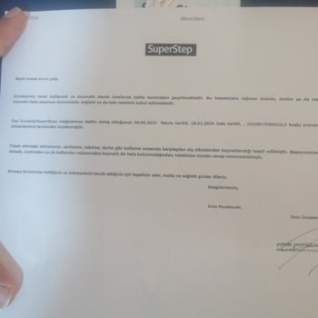 SuperStep İade Reddi Ve Komik Sebebi