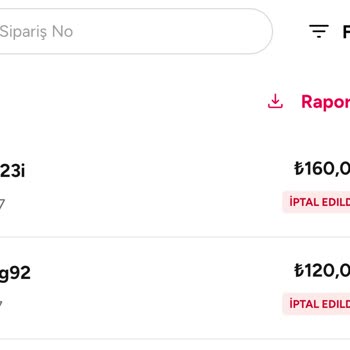 Yemek Sepeti Kurye İptali