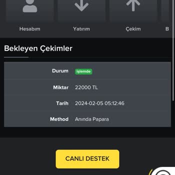 Betturkey 8 Saat Oldu Hala Ödeme Yok