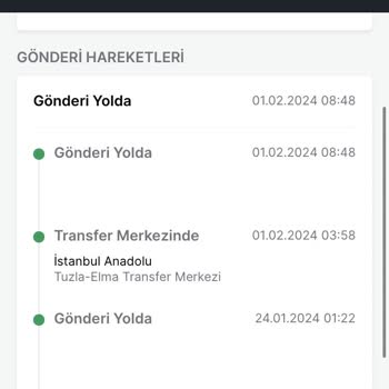 Trendyol Express Aldığım Ürünü Transfer Merkezinde Bekletiyor.