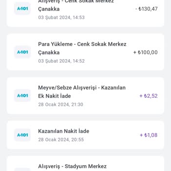 Hadi TOM Pay A101 Hadi Nakit İade Sorunu