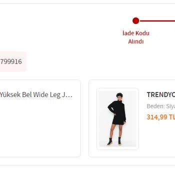 Trendyolmilla Trendyol Sipariş İade Yapılmadı