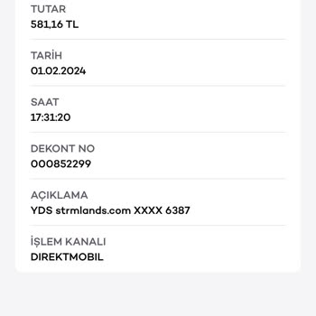 Strmlands Yurt Dışı POS İşlemine İtiraz Ve Para İadesi Talebi
