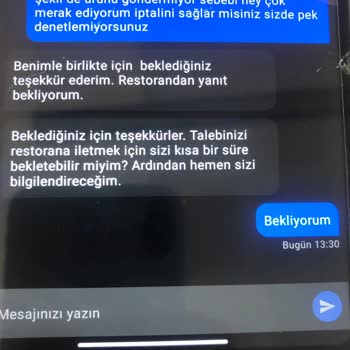 Popeyes Gelmeyen Yemek Siparişi