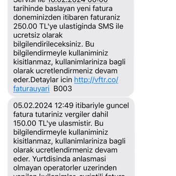 Vodafone'dan Yanlışlıkla Tarife Değişti Geri Tarifeye Geçirmiyor