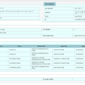PTT Kargo Maltepe PDM Kargomu Dağıtıma Çıkarmıyor