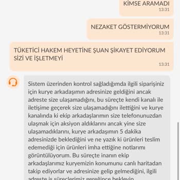 Trendyol Kurye Kapıda İptal Etti, Yemek Ağaçta!