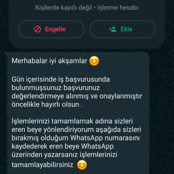 DNZ Call Center İş Başvurusu Mağduriyetim