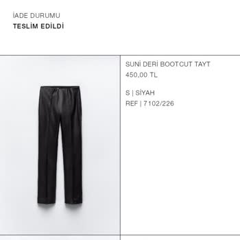 Zara İade Ettiğim Ürünlerin Ücretini Yatırmıyor